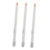 3pcs White Eyeliner Pencil Makeup Highlighter Pen for Precise Eye Makeup and Eyebrow Definition Lightweight Cosmetic Applicator for Daily and Professional Use