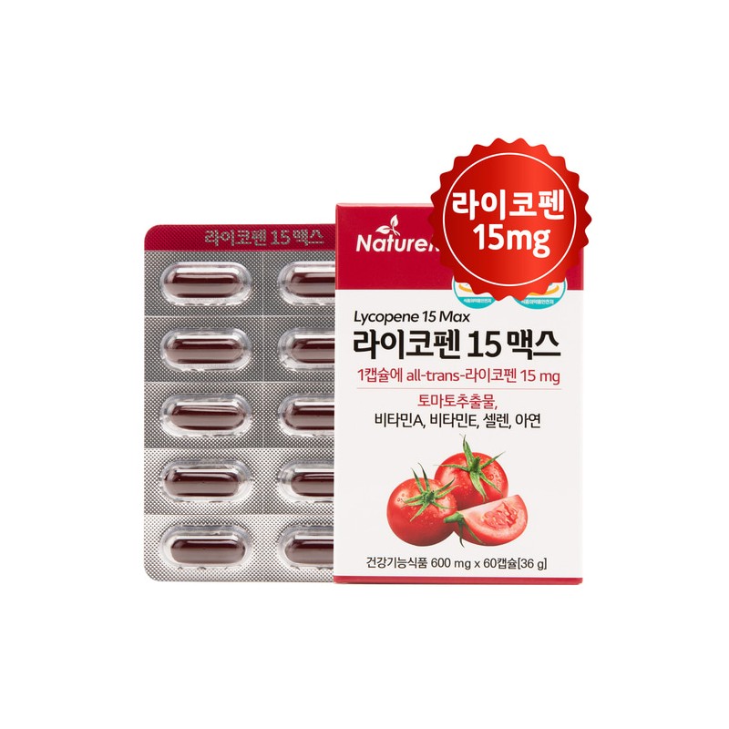 Nature Max Lycopene 15 Max Antioxidant Tomato Lycopene 60 capsules
