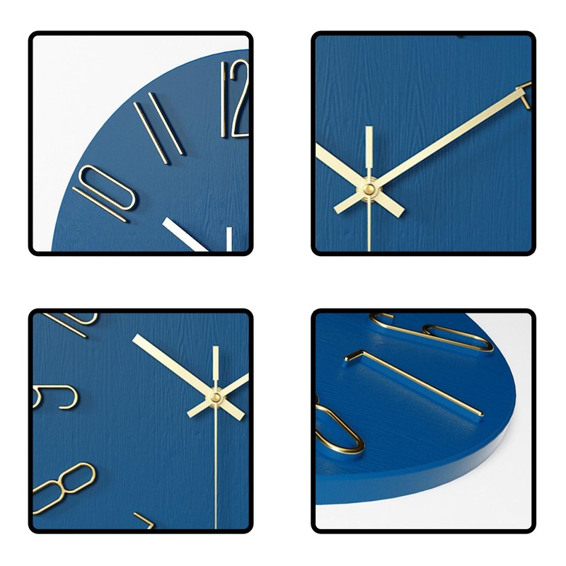 Lezalic Wall Clock, Simple, Scandinavian Style, Interior, Analog, Wall Clock,