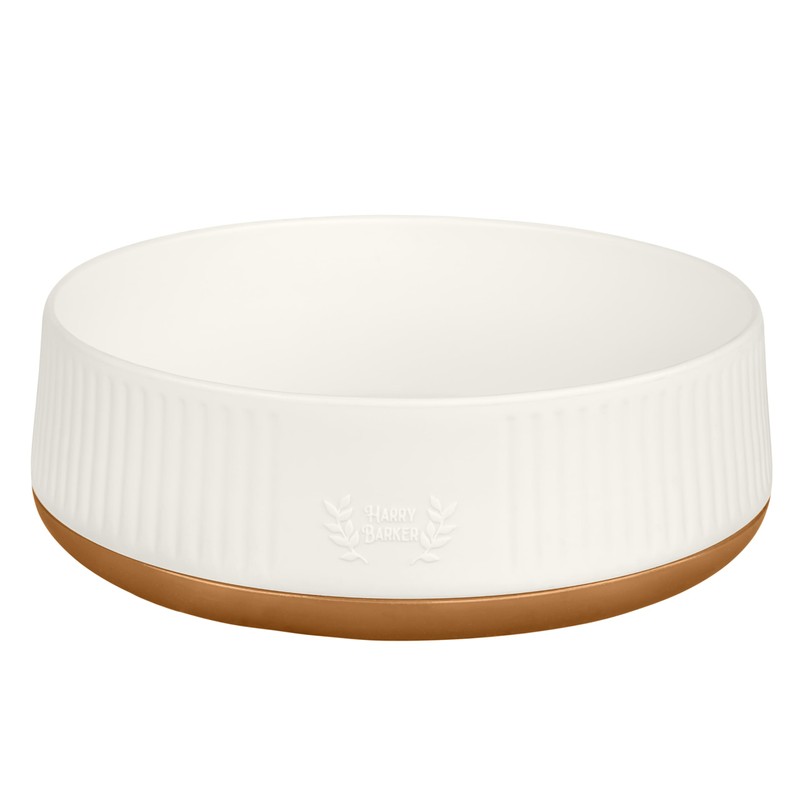 Harry Barker Small Plastic Modern Dog Bowls - 2 Pack