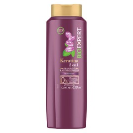 Shampoo Bioexpert 2 en 1 Keratina Restauración 650 ml
