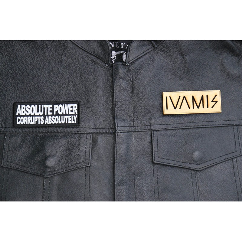 Ivamis Absolute Power Corrupts Absolutely Patch- 4x1.5 inch - P7726
