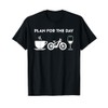 Funny Coffee E-Bike Bikes Electric MTB Wine T-Shirt