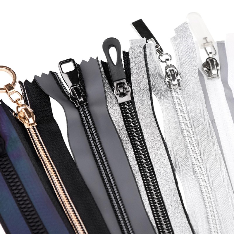 YELARXI Zipper Repair Kit, Zipper Slider Retainers #10 U Shape