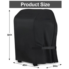 IWNTWY Grill Cover, 40-inch Heavy Duty Oxford Outdoor Waterproof Grill Covers, Dust-Proof Windproof UV Resistant BBQ Gas Cover Fit Most Brands Char Broil, Weber, Brinkmann, Holland