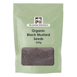 Organic Black Mustard Seeds 250g by Manor Springs Organic