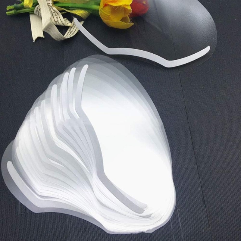 EBANKU 50 Pcs Microblading Shower Face Shields Visors, Disposable Face