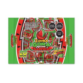 Zumba Goma | Bolsa con 20 Piezas | ZumbaPica (Sandía)