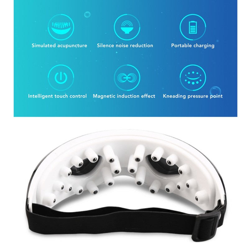 Eye Massager Rechargeable Adjusted Magnetic Eye Massage Instrument for Relaxing