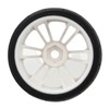 2PCS RC Racing Tire Plastic Wheel Hub and Rubber Tire