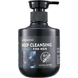 Deep Pore Face Wash for Men, Clean Pores, Oil Control, Daily Facial Cleanser for Dirt and Oily Skin