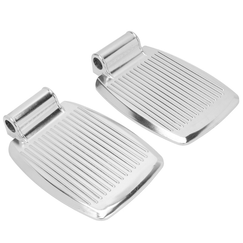 2pcs Wheelchair Footrests Aluminum Alloy Replacement Wheelchair Footplate Pedal Accessory