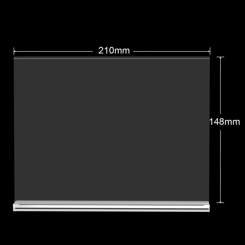 BlueValley Acrylic Photo Frame Pop Stand Menu Stand A5 Horizontal