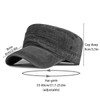 Initlove Cadet Army Cap for Men Unisex Washed Military Flat
