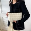 Makeup Bag for Women,Large Quilted Cosmetic Organizer Pouch Cute Make