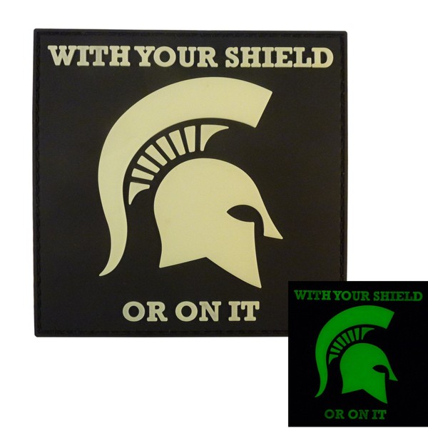 LEGEEON with Your Shield OR ON IT Spartan Helmet Morale