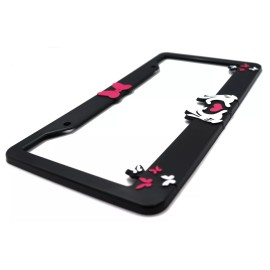 LP Frameworks Minnie Bow 3D Raised License Plate Frame