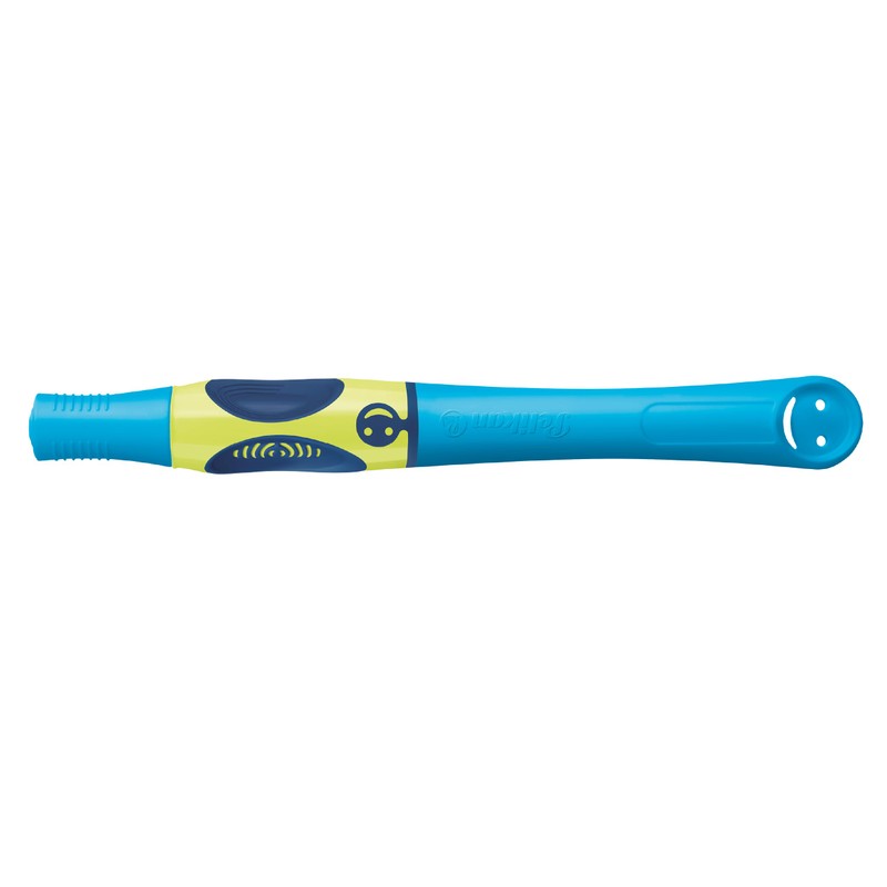Pelikan Griffix 820455 Ink Pen for Left-Handed Users, NeonFreshBlue, Pack