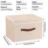 Yawinhe Storage Boxes with Lids 2 Pack, Collapsible Storage Bin