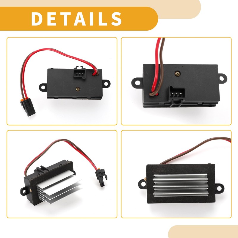 Partuto HVAC Blower Motor Resistor Heater Blower Resistor for Hummer