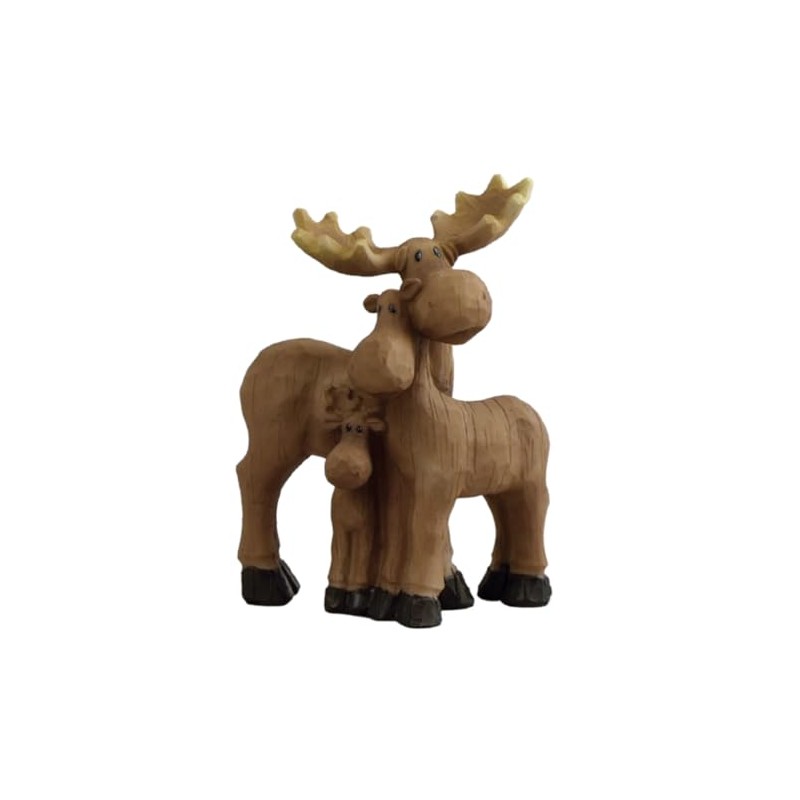 Lipco Moose Family Figurine, Polyresin, Home Decor Accessories, 18851