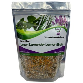 Toronjil Toronjil Tea Melissa Lavander Lemon Tea Chamomile, Quiere Te, 5.3 oz (150grams), Up to 100 Cups, 1 Pack,Resealable Bag, Loose Leaf Tea, Product From Mexico, 100% Natural