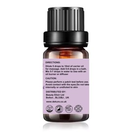 Dekure French Lavender Essential Oil 10ml -100% Pure Natural Oil- Lavender Oil for Sleep, Aromatherapy,Diffusers, Hair & Skin - Vegan - Bottled in UK