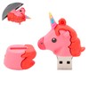 USB 2.0 Flash Drive Pink Cartoon Appearance Data Storage Tool