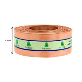 TREE MAISON CORONATING HOMES Vastu Copper Strip | Width-1 Inch | Gauge- 0.2mm | Length- 25 Feet Approx | Zone Balancing |Toilet Correction | Main Entrance | Strip Remedy | Pack of 1