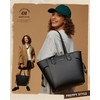 LOVEVOOK Leather Tote Bag for Women, Lightweight Large Capacity Handbag,