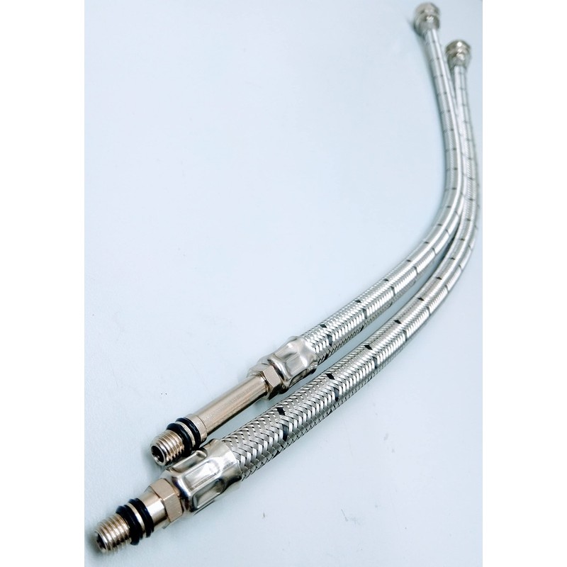 AK AK Pair of Flexible Monobloc Tap Waist Connector Compression