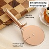 Berglander Pizza Wheel, Rose Gold Titanium Plating Stainless Steel Pizza