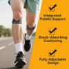 Patellar Tendon Support Strap, Adjustable Non-Slip Patella Band Knee Brace