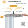 8 Inch Stainless Steel Rain Shower Head Ultrathin 75 Nozzles