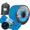 750Ib Reflective Paracord Rope, 100', Blue, 4mm 11 Strand Parachute