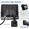 Blivrig LED Spotlight with Motion Sensor, Outdoor 20 W, Cool
