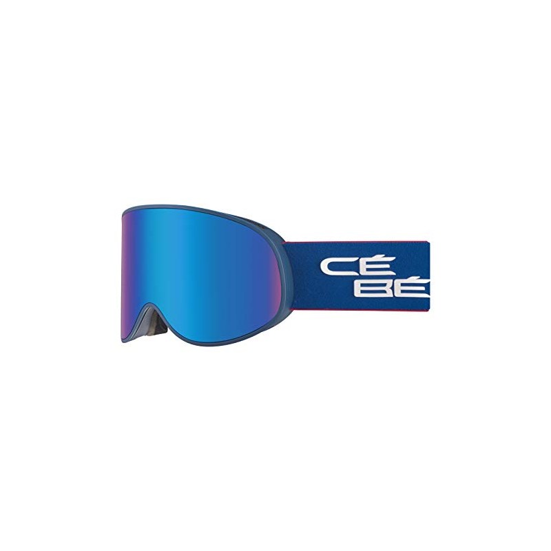Cébé Unisex - Adult Attraction Ski Goggles Matt Blue Red