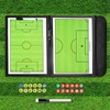 YCRRVAE Soccer Coaching Board,Football Coaches Clipboard Tactical Magnetic Board Kit