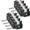 GREENCYCLE 8PK Compatible for AZe-261 TZe261 TZ-261 TZ261 Black on