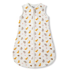 Minicoco Unisex Newborn Wearable Blanket Long Sleeveless Swaddle Transition Sack Light Weight TOG 0.5 for Infant 100% Cotton…