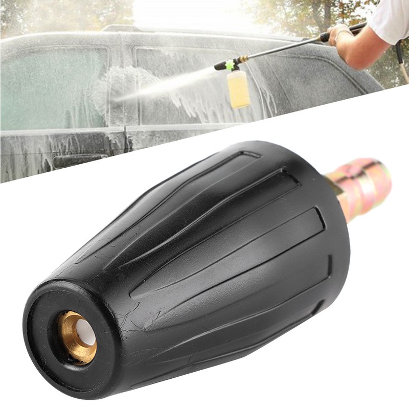 High Pressure Washer Turbo Nozzle 3600PSI 1/4in Rotating Spray Tip
