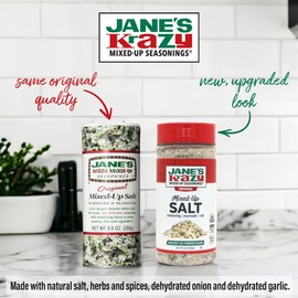 Jane's Krazy Mixed-Up Original Salt Blend, 9.5 Ounce (Pack of 2)