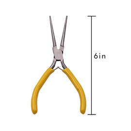 EYAKEG 6-Inch 1 Pack Needle Nose Pliers Extra Long Needle Nose Plier
