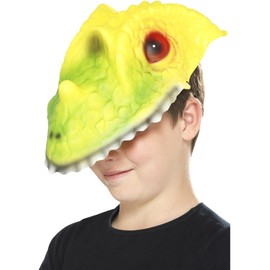 Smiffys Crocodile Head Mask, Green/Yellow, One Size