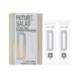 FUTURE SALAD High-Fiber Drink Mix – 5 Salads in One, Moringa & Superfood Blend, Vegan, Nutrient-Rich, 2 Packets