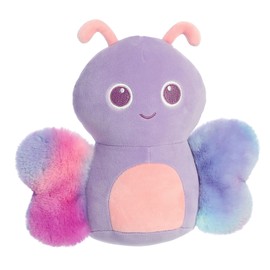 Aurora® Adorable Squishiverse™ Squishy Hugs™ Butterfly Stuffed Animal - Imaginative Play - Huggable Comfort - Purple 8 Inches