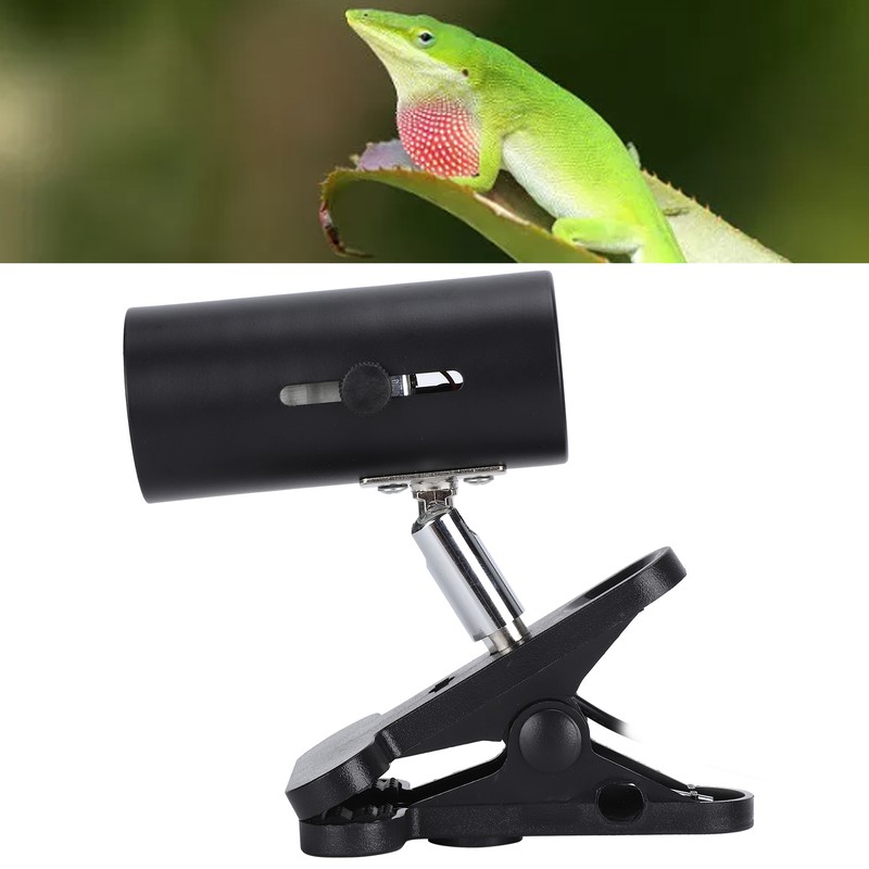 Reptile Sun Basking Lamp Clip on Bracket Rotatable Heat Light
