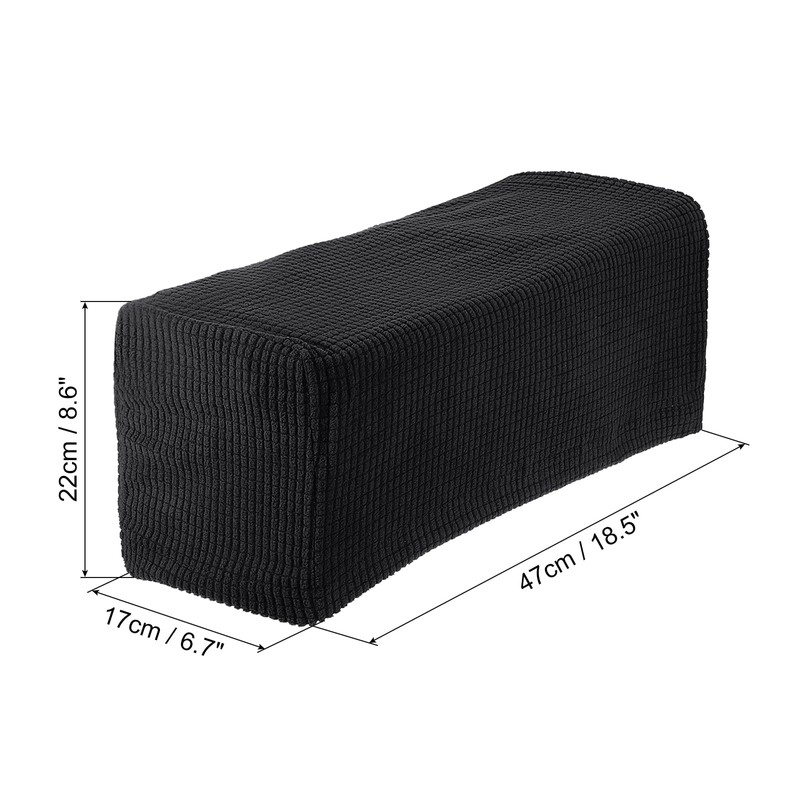 sourcing map 2pcs Stretch Armrest Covers for Chairs/Sofas, Couch Arm
