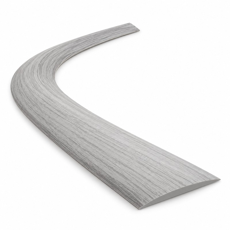 1M Self-Adhesive PVC Floor Transition Strip, 4cm Wood Grain Doorway