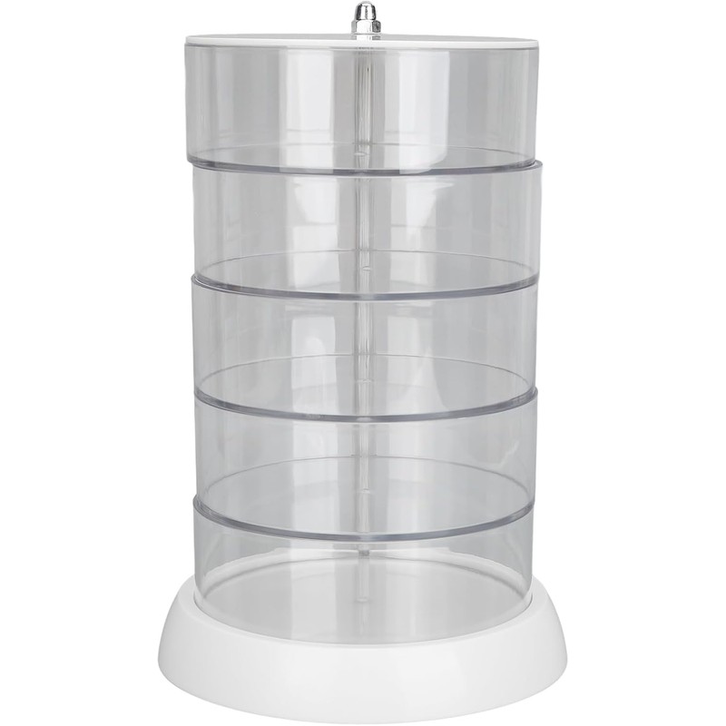 Caja de Almacenamiento Organizadora de Accesorios para el Cabello Giratoria